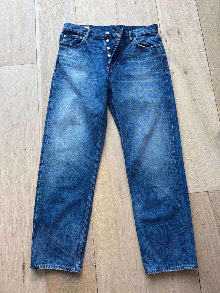 Zara straight fit spijkerbroek - Maat W42, Ophalen of Verzenden, Zo goed als nieuw, Blauw, W33 - W34 (confectie 48/50)