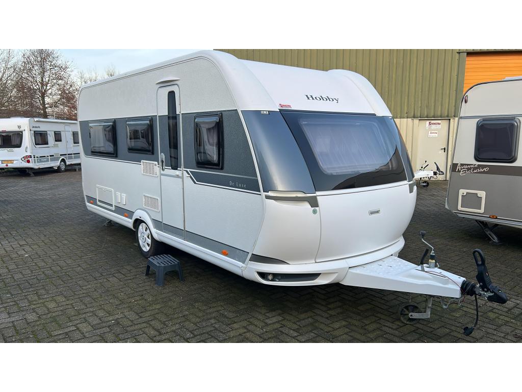Hobby De Luxe 460 LU Enkele bedden Rondzit, Caravans en Kamperen, Caravans, Rondzit, Hobby, Bedrijf, 5 tot 6 meter