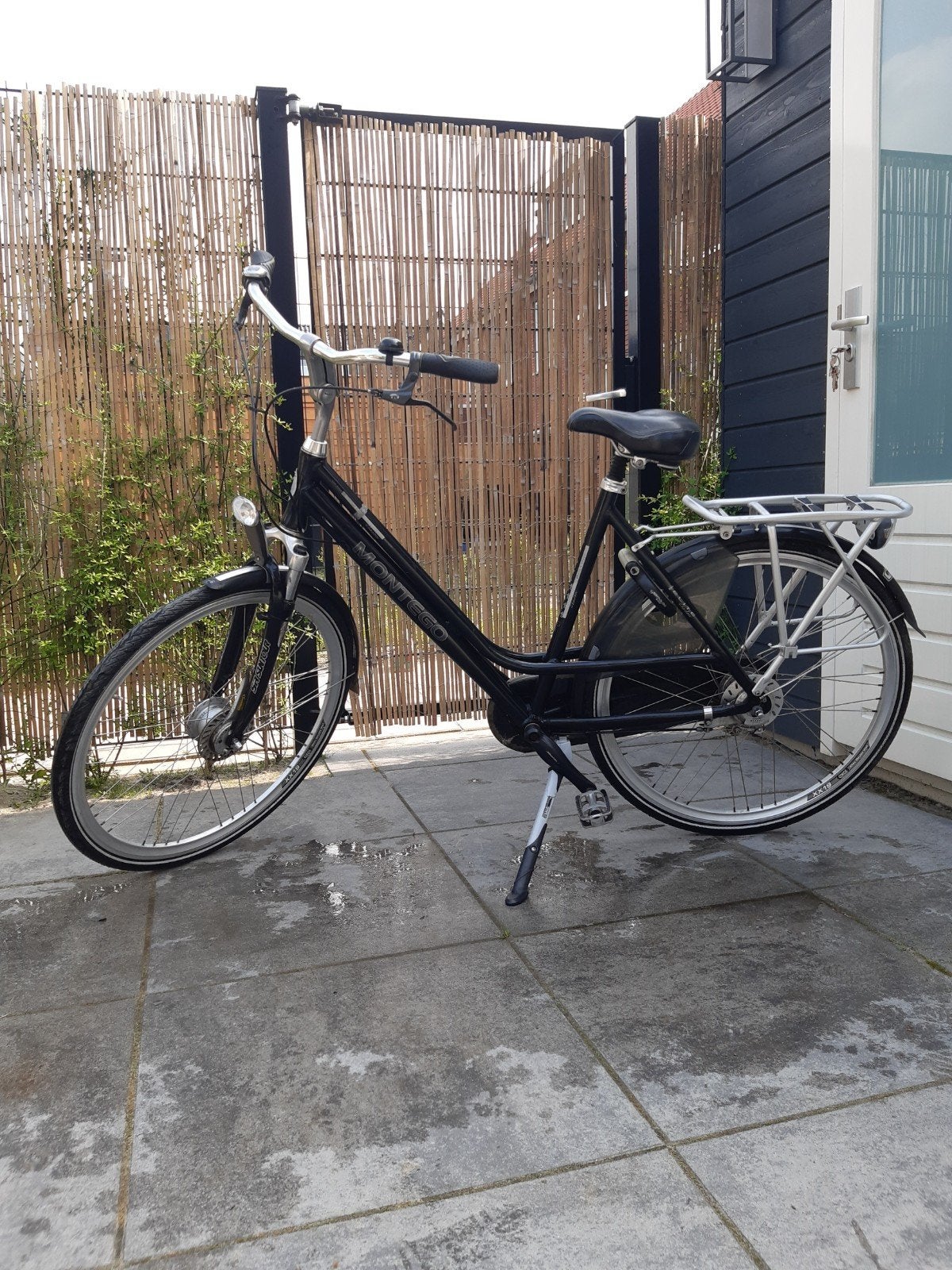 Damesfiets Montego. Shiny Black. D54 T8., Versnellingen, Schijfrem, Ophalen, Overige merken