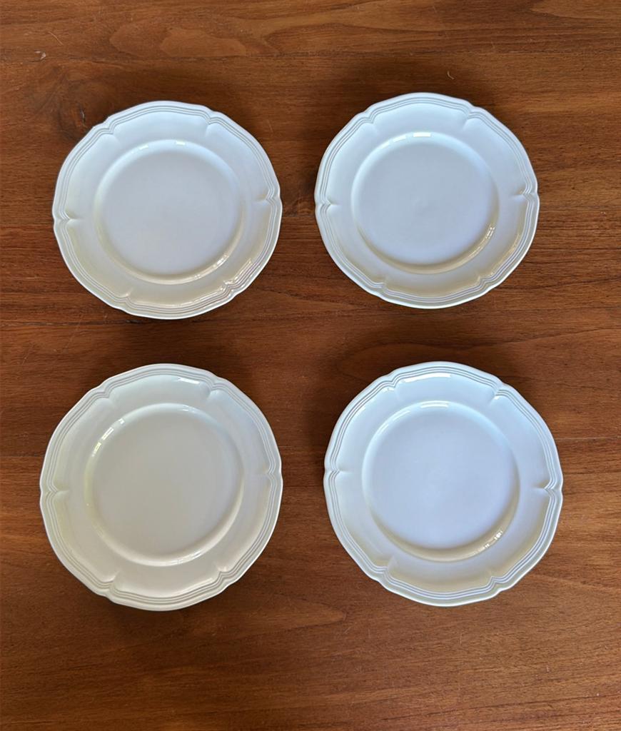 4 Villeroy & Boch Manoir gebaksbordjes, Ophalen of Verzenden, Zo goed als nieuw, Bord(en), Overige stijlen