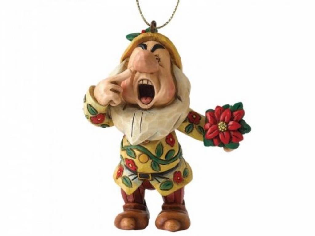 Jim Shore Disney Sneeuwwitje Dwergen:Sneezy, Ophalen of Verzenden, Sneeuwwitje of Doornroosje, Gebruikt, Beeldje of Figuurtje