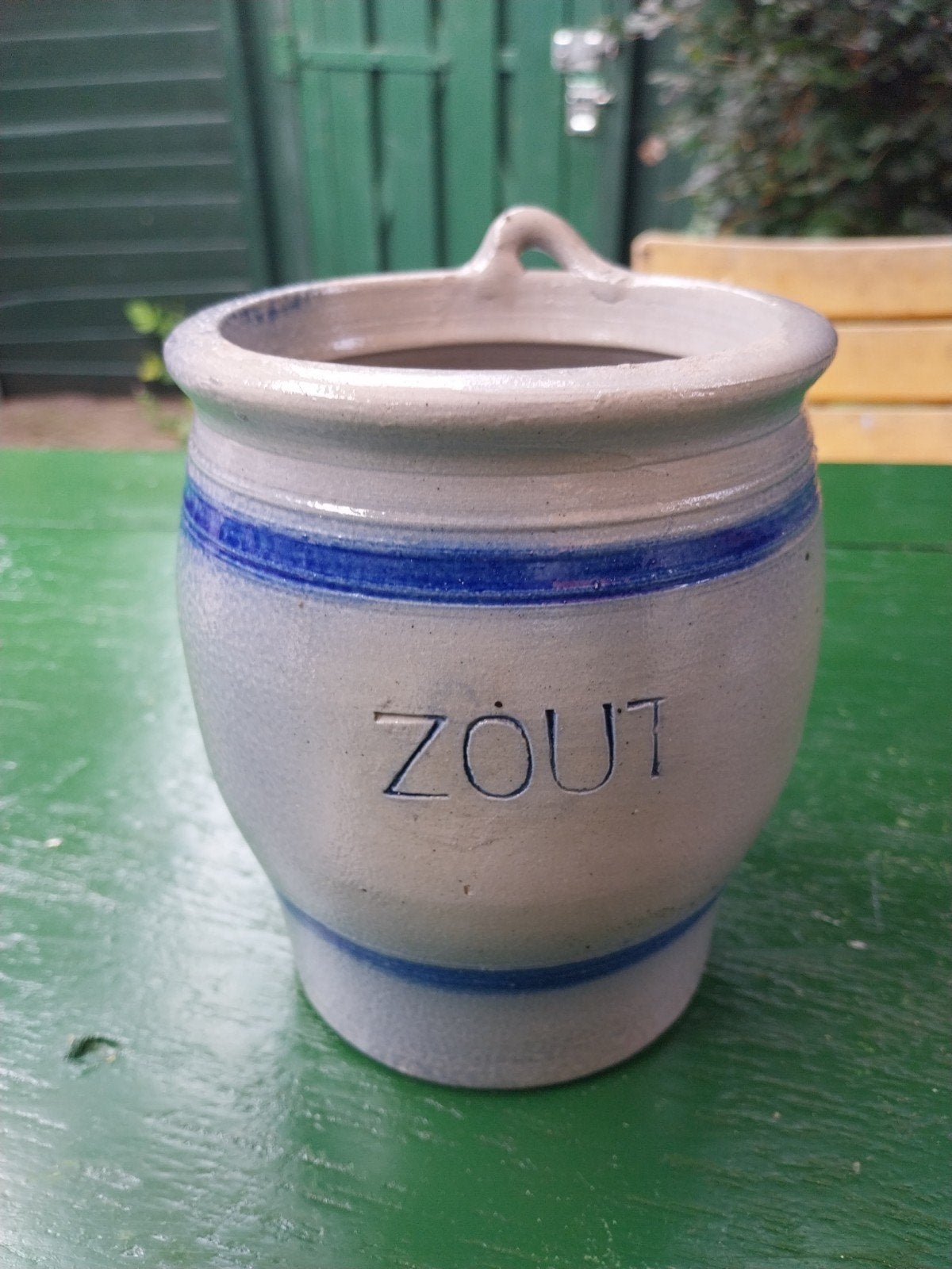 Antieke,  Keulse Zoutpot van Tante Brocante, Ophalen of Verzenden