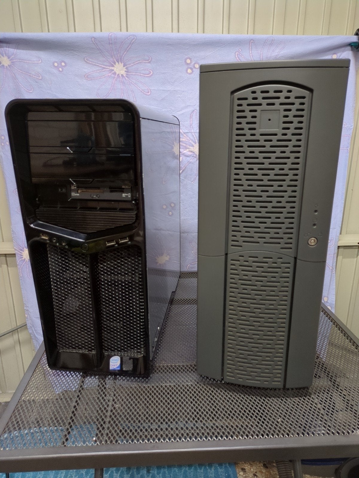 2 Retro ATX Full Tower Behuizingen, Computers en Software, Ophalen, Gebruikt
