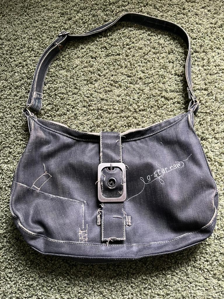 Tas G-star RAW, Ophalen of Verzenden, Zo goed als nieuw, Blauw, Schoudertasje