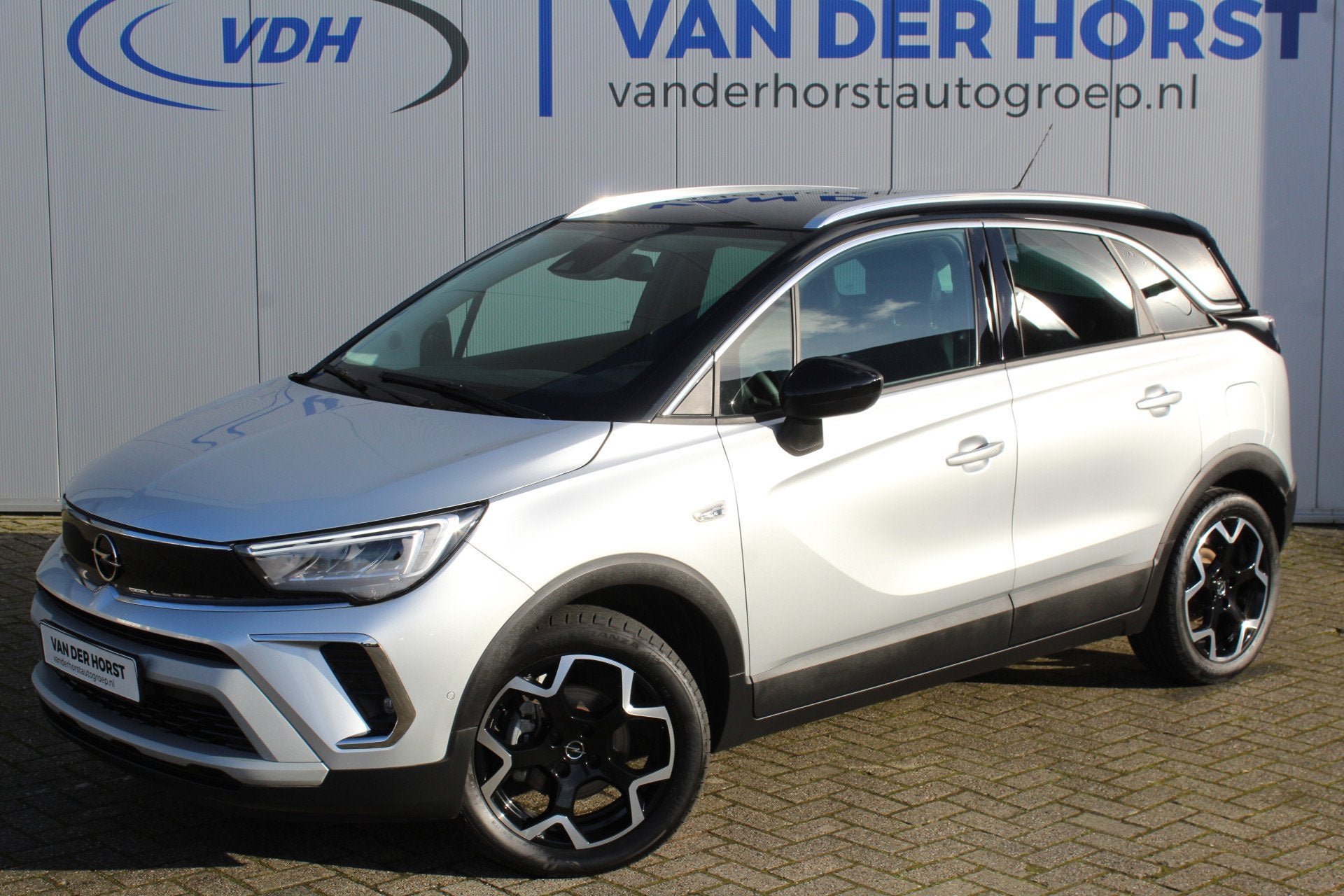 Opel Crossland 1.2-110pk Turbo 'Elegance'. Mooie en luxe hoo, Auto's, Opel, Gebruikt, Zwart, 1199 cc, Origineel Nederlands