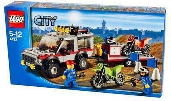 Lego City 4433 MOTOR TRANSPORT. 100% compleet!, Kinderen en Baby's, Speelgoed | Duplo en Lego, Zo goed als nieuw, Lego, Complete set