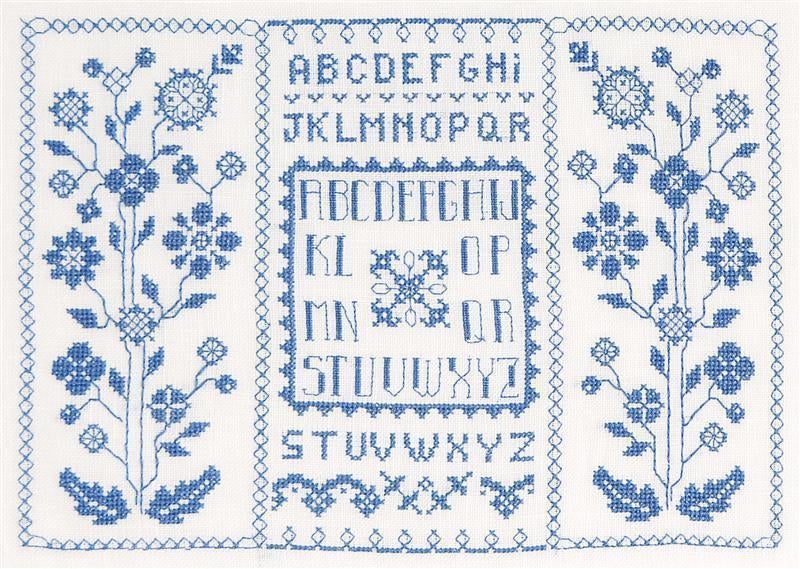 Borduurpakket Blue ABC BK877, Geen, Geen, Nieuw, Ophalen of Verzenden