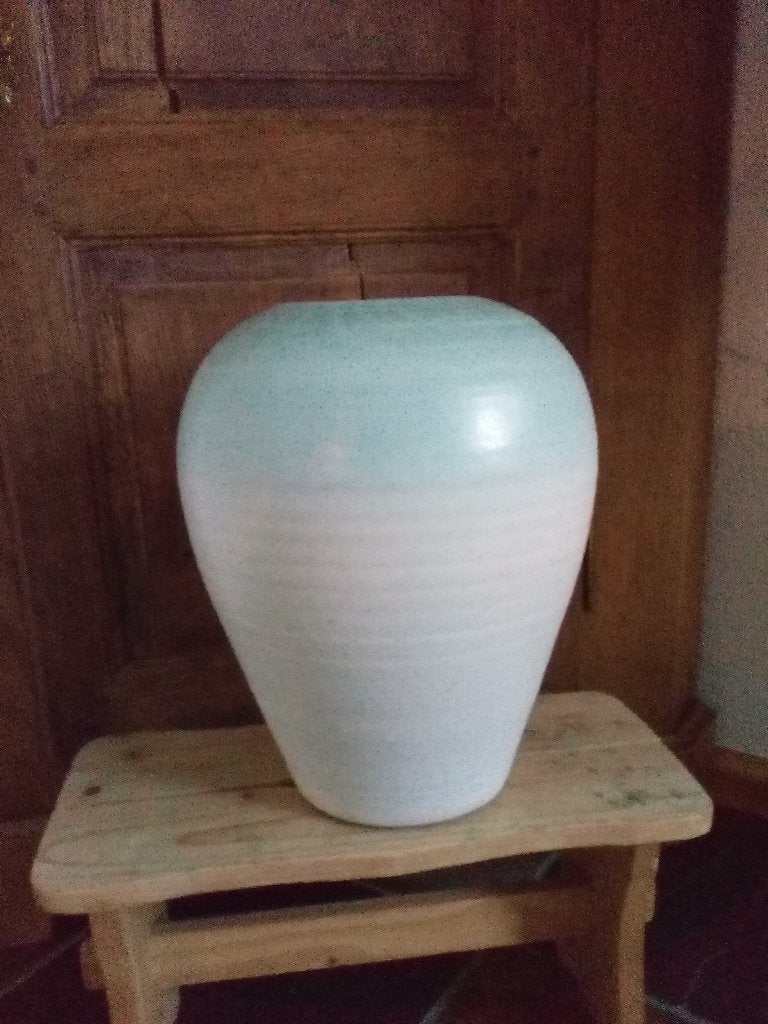 Keramiek vaas. Handgemaakt. Studio pottery. Vintage., Ophalen of Verzenden