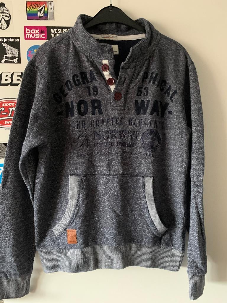 Geographical norway sweatshirt maat M(nr.6 DM1), Kleding | Heren, Truien en Vesten, Ophalen of Verzenden, Gedragen, Maat 48/50 (M)