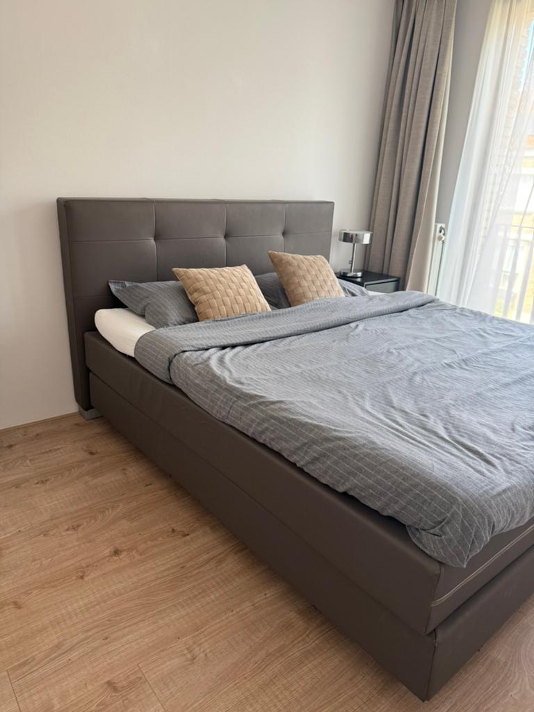 Eastborn boxspring - 180 bij 210 - Gelijk ophalen!, Ophalen, 210 cm, Tweepersoons, Zo goed als nieuw