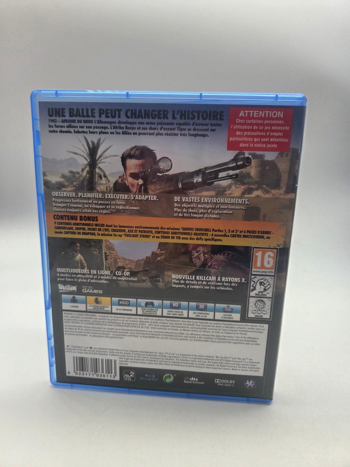 Sniper Elite III Ultimate Edition PS4, Online, Shooter, 505 Games, 1 speler