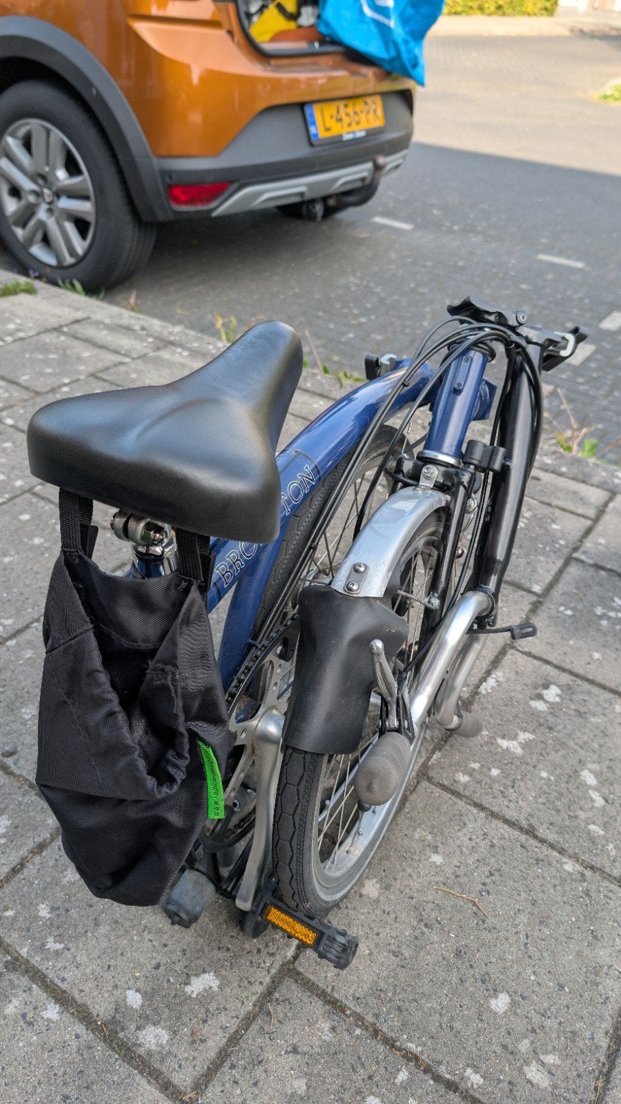 Foto 3 van Brompton vouwfiets - Recent onderhouden, nieuwe binnenbanden