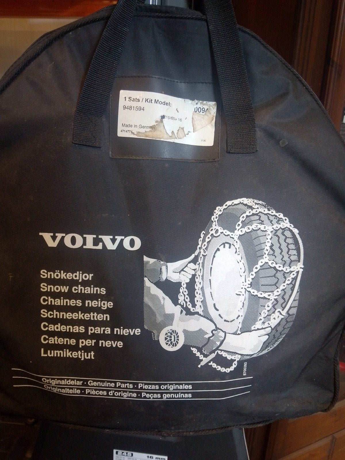 Volvo Sneeuwkettingen - Originele Onderdelen, Ophalen