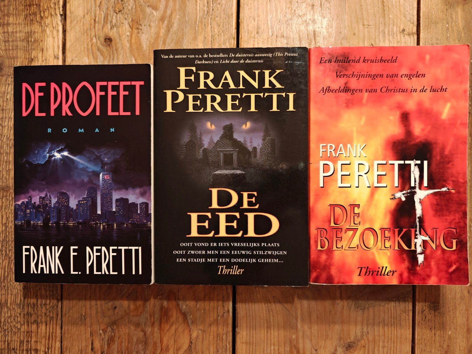 3 Boeken van Frank Peretti., Boeken, Ophalen of Verzenden, Zo goed als nieuw