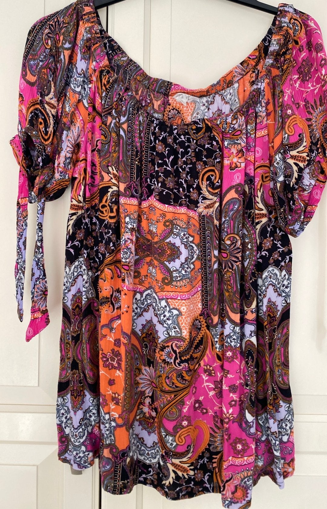 FSTVL leuke viscose blouse 46/48, Kleding | Dames, Grote Maten, Verzenden, Zo goed als nieuw, Blouse of Tuniek