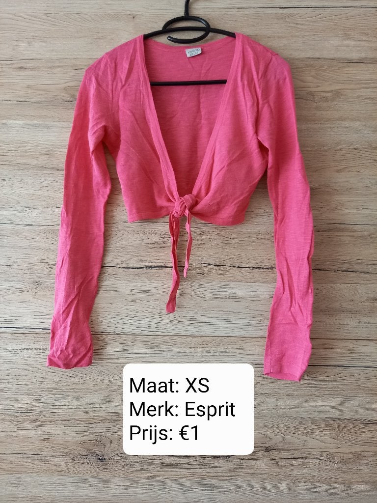 Bolero Esprit maat xs, Kleding | Dames, Ophalen of Verzenden, EDC by Esprit, Roze, Maat 34 (XS) of kleiner