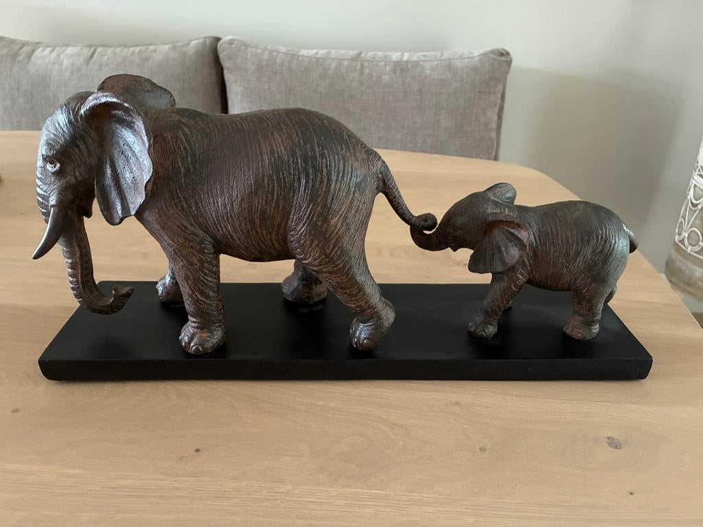 Mooie zware accesoire olifant beeld, Ophalen of Verzenden, Zo goed als nieuw
