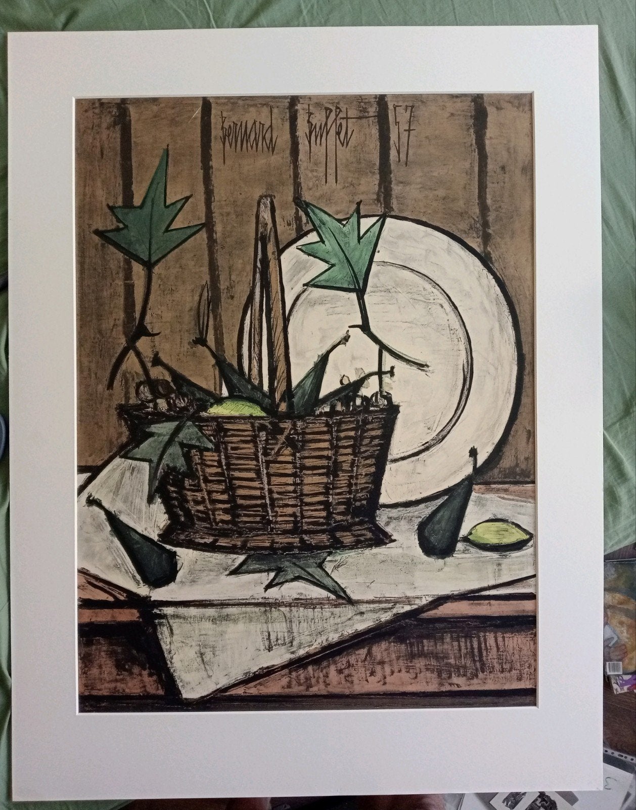 Bernard Buffet Kleurenlitho 1957, Antiek en Kunst, Ophalen of Verzenden