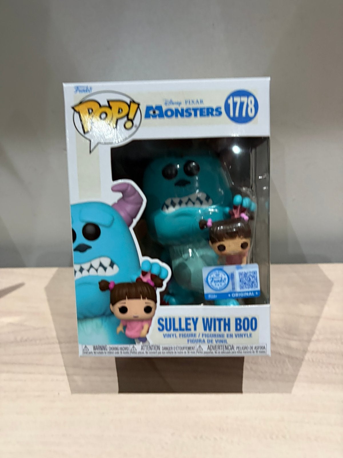 Sulley with Boo #1778 Funko Pop! Disney Monsters Inc. Vinyl, Funko Europe, Ophalen of Verzenden, Zo goed als nieuw, 4th floor, 1 Queen Caroline St, London W6 9YN, Verenigd Koninkrijk