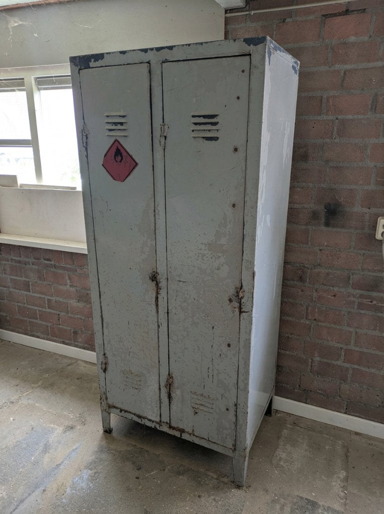 Vintage Industriële Locker, Ophalen, Gebruikt, Industieël