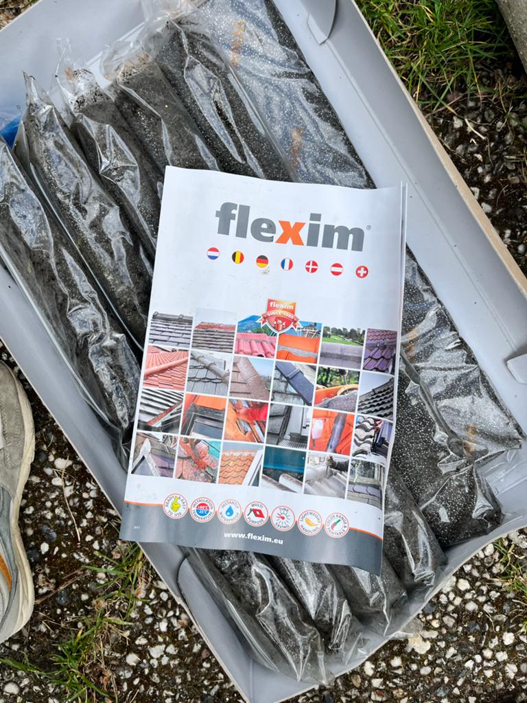 Flexim dakmortel zwart - Flexibele dakmortel, Doe-het-zelf en Verbouw, Ophalen, Overige materialen, Zwart, Overige typen