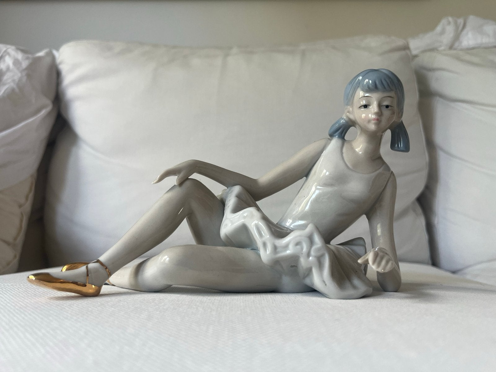 Porseleinen Ballerina Beeldje - Elegant en Sierlijk, Ophalen