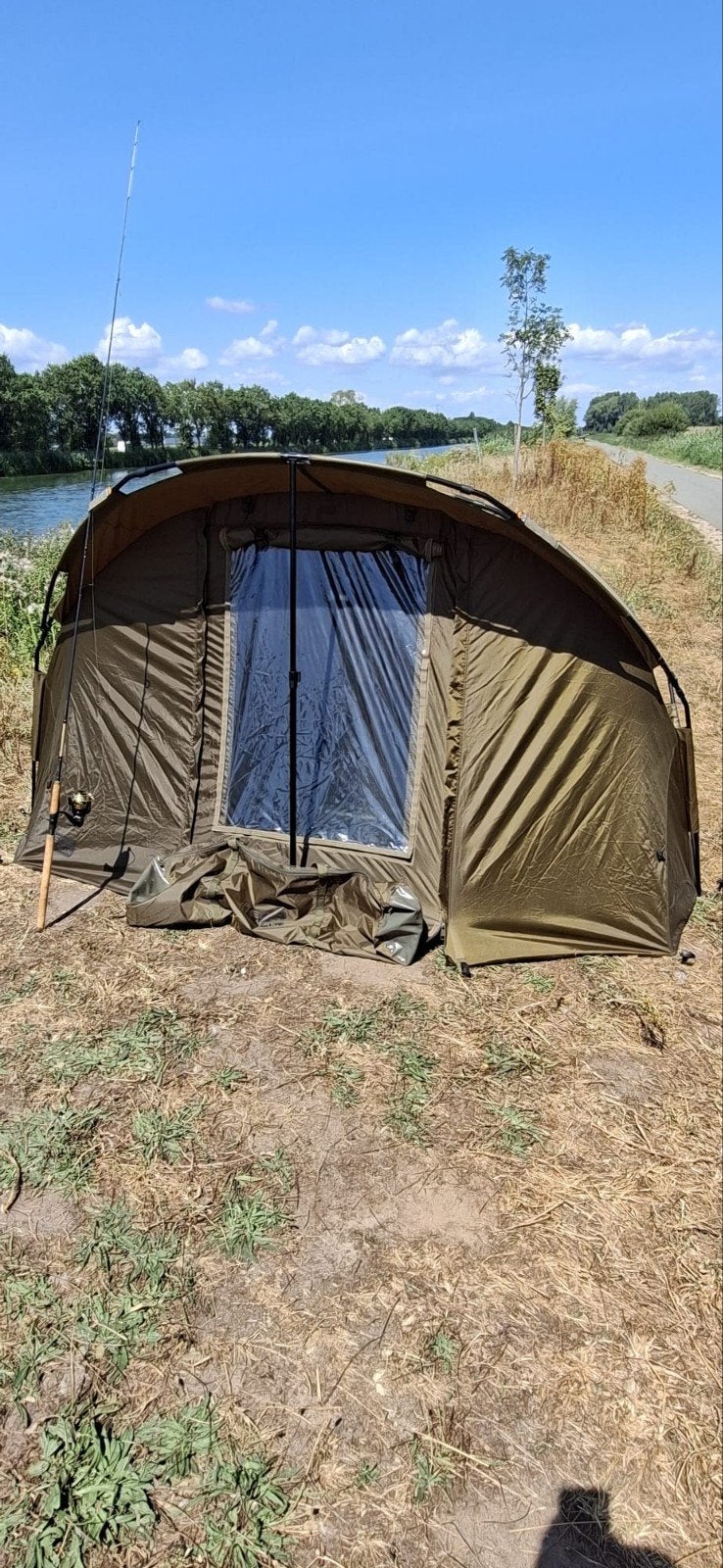 Fox EOS 1 Man Bivvy - Karpertent, Watersport en Boten, Hengelsport | Karpervissen, Ophalen, Nieuw, Overige typen