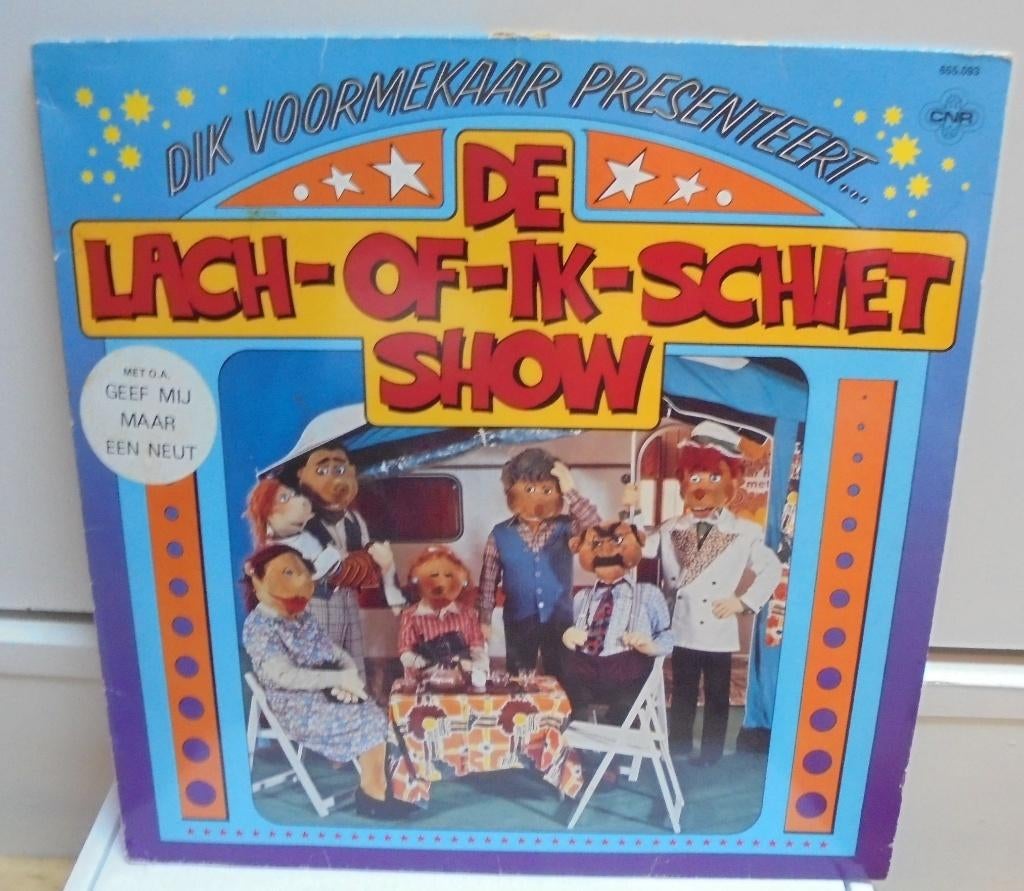 LP DIK VOORMEKAAR show / De lach of ik schiet show (1979), Cd's en Dvd's, Vinyl | Nederlandstalig, Ophalen of Verzenden, Gebruikt