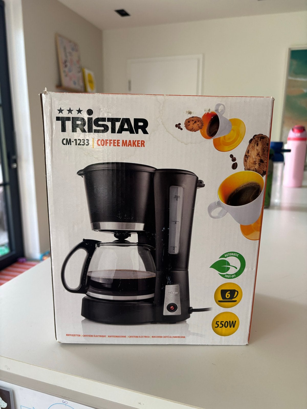 Tristar CM-1233 Koffiezetapparaat - Zwart camping, Ophalen, Afneembaar waterreservoir, Koffiemachine, Gemalen koffie