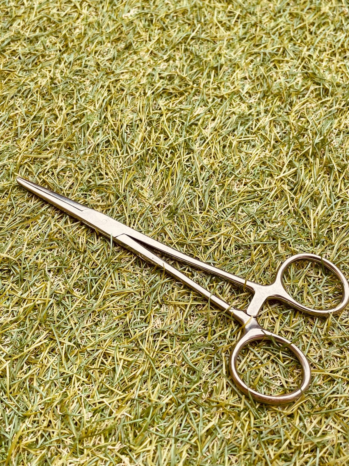 Roestvrijstalen hemostatische tang - Medisch instrument, Antiek en Kunst, Ophalen of Verzenden