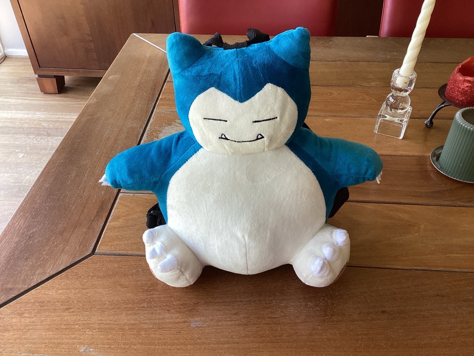 Pokémon Snorlax Knuffel Rugzak - Nieuw, Ophalen, Overige merken, Overige typen, Blauw