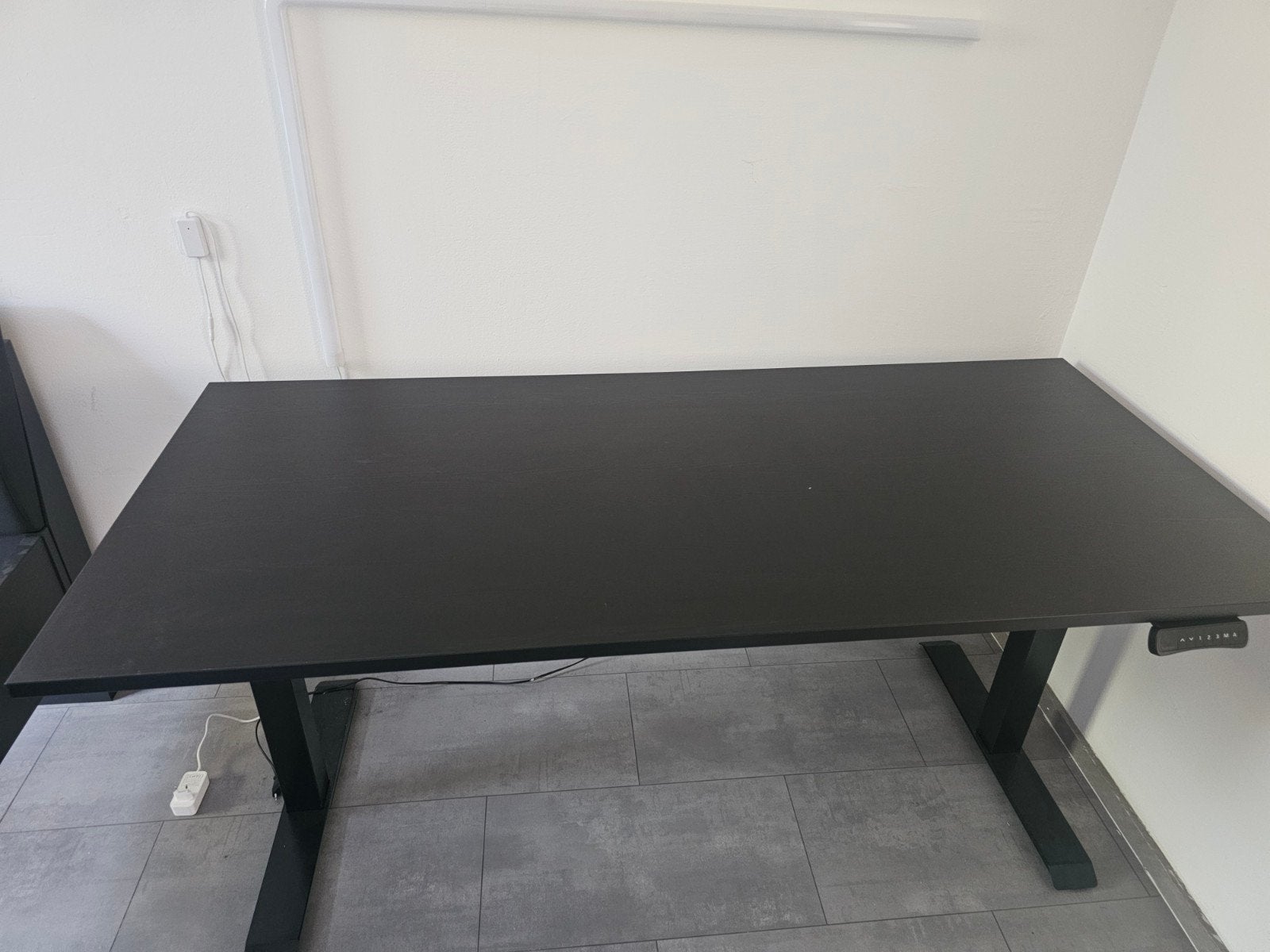 Zit-sta bureau elektrisch verstelbaar 180x80 - MRC PRO-L 2.0, Ophalen, 180 cm, Spaanplaat of MDF, Zo goed als nieuw