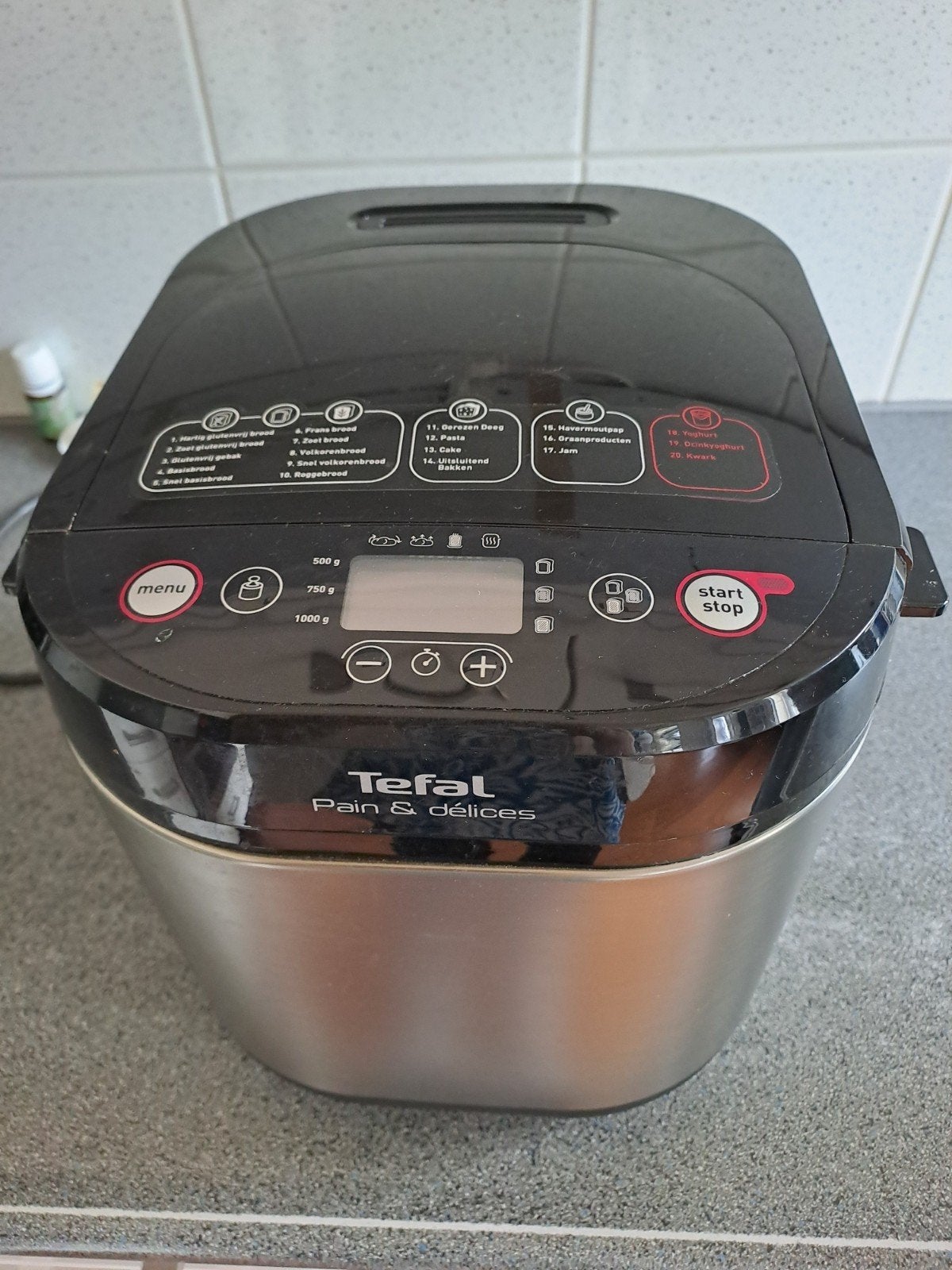 Tefal Pain & Délices Broodbakmachine - Zo goed als nieuw, Witgoed en Apparatuur, Broodbakmachines, Zo goed als nieuw, Met timer
