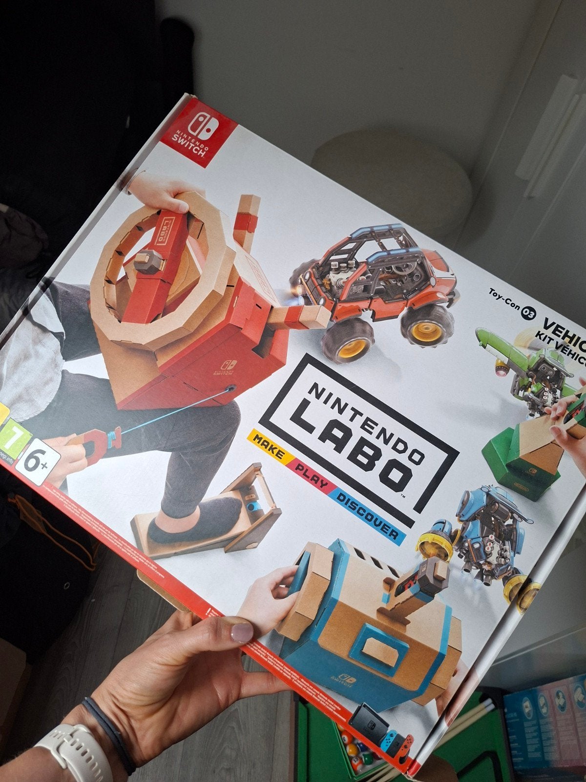 Nintendo Labo Toy-Con 03: Voertuigenpakket (Switch), Spelcomputers en Games, Ophalen, 1 speler, Zo goed als nieuw, Vanaf 7 jaar