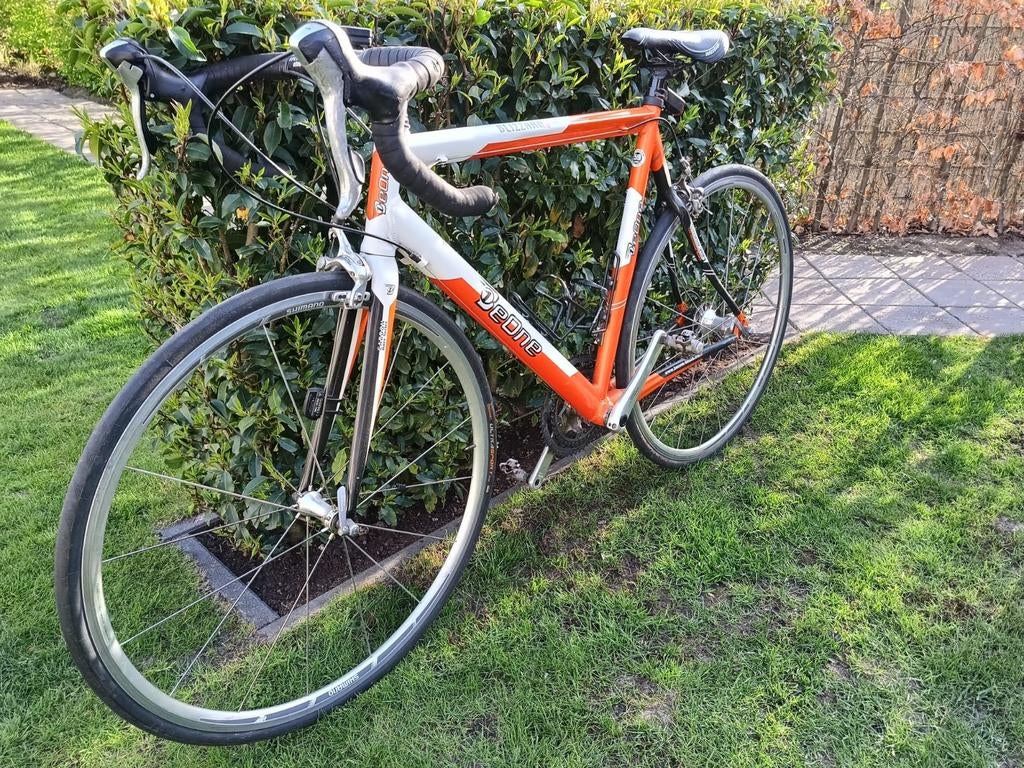 Beone Blizzard Racefiets - Oranje/Wit, Fietsen en Brommers, Fietsen | Racefietsen, Gebruikt, Overige merken, 15 tot 20 versnellingen