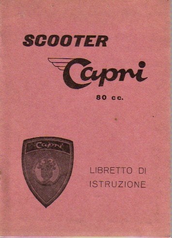 Capri Scooter handleiding libretto (4102z), Verzenden, Overige merken
