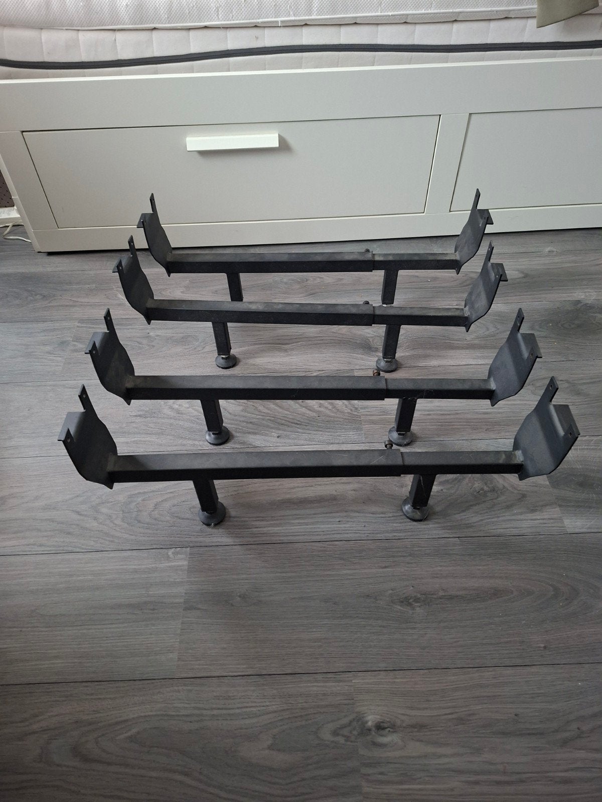 Bedbodemsteunen voor bedframe - 4 stuks, Ophalen, Eenpersoons, Zwart, Overige maten