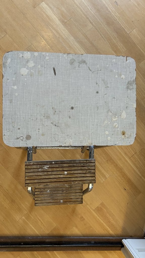 keukentrapje vintage, Ophalen, Gebruikt, Staal