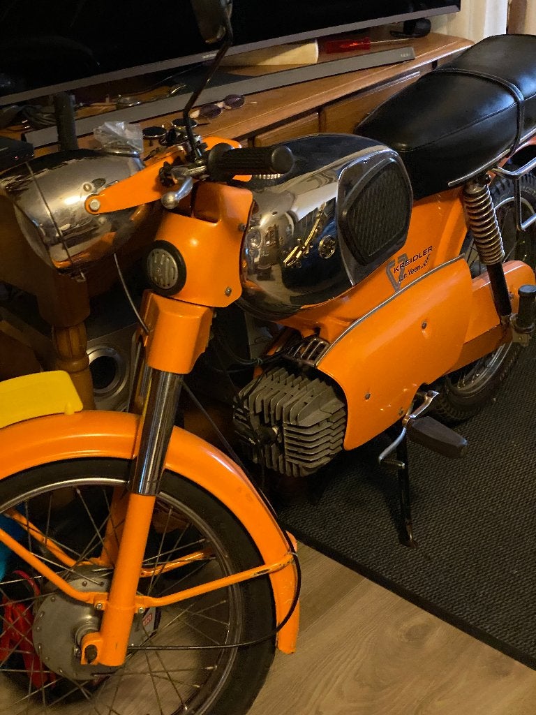 kreidler, 4-speed, direct, Maximaal 45 km/u, Ophalen, Overige merken, 4 versnellingen