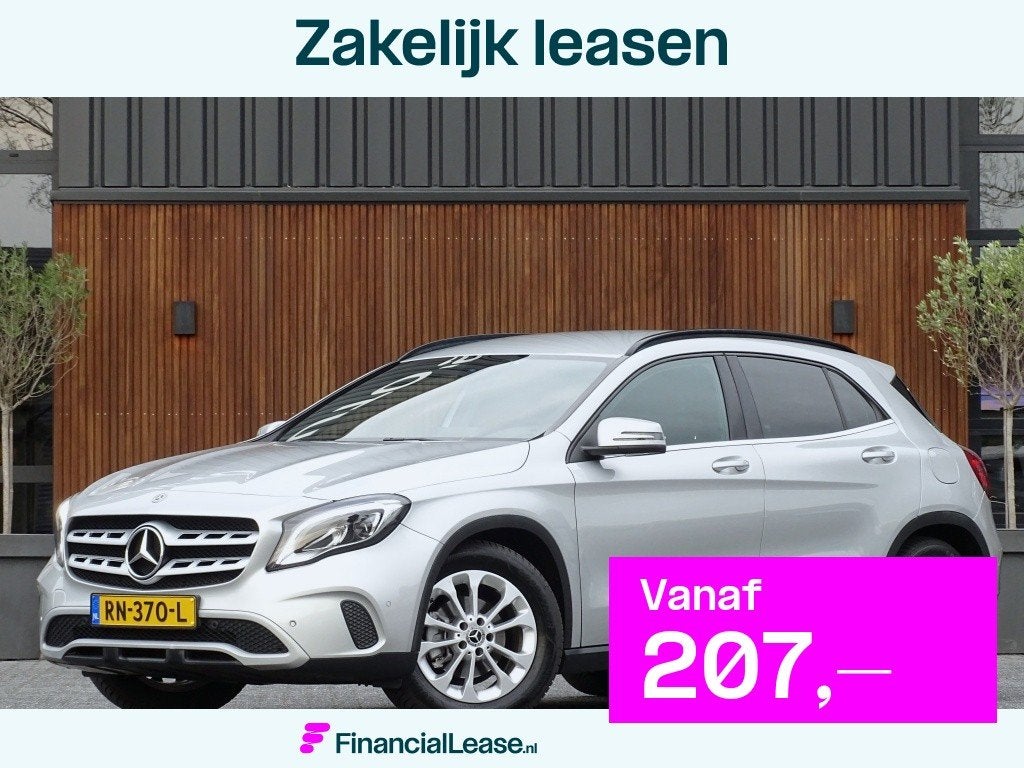 Mercedes-Benz GLA 180D 109PK automaat / LED / Apple CarPlay, Automaat, Gebruikt, 4 cilinders, Leder en Stof