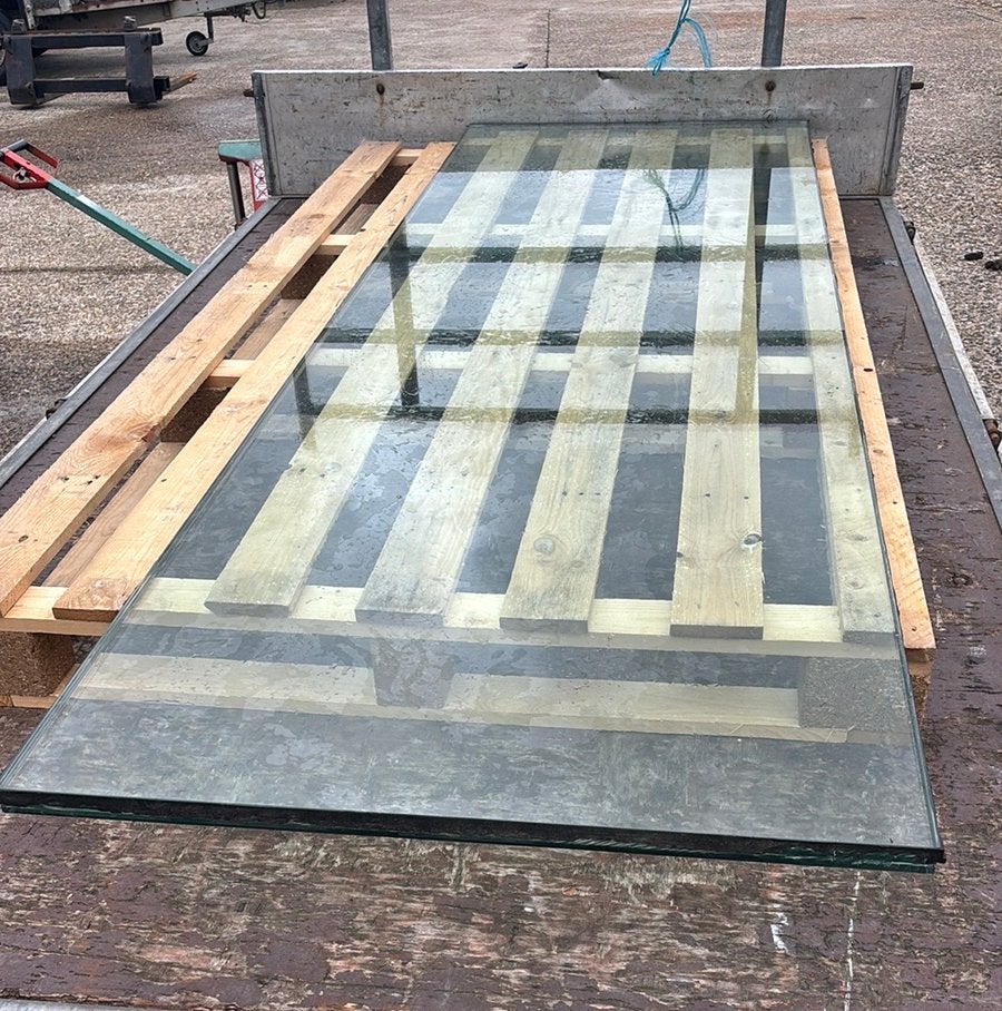 Beloopbaar glas, Ophalen, Glasplaat, Veiligheidsglas