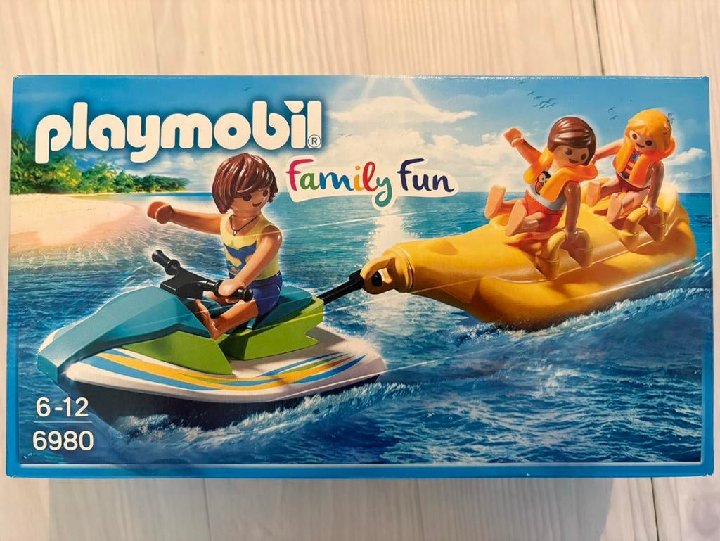 Playmobil Jetski met bananenboot 6980, Ophalen, Zo goed als nieuw