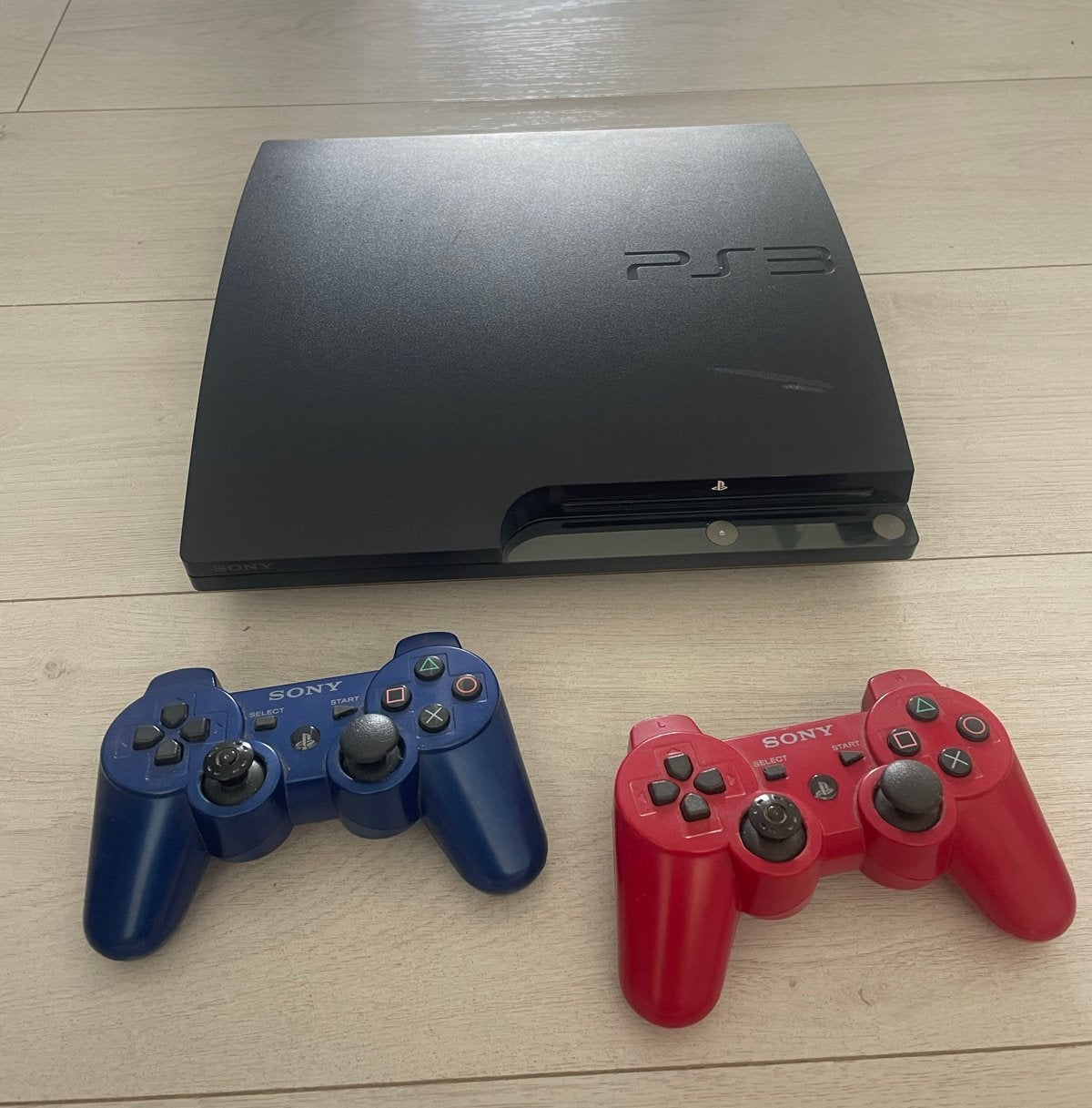 PlayStation 3 Slim, Spelcomputers en Games, Spelcomputers | Sony PlayStation 3, Ophalen, Met 2 controllers, 120 GB, Slim