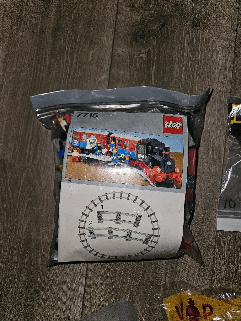 Lego Trein Set 7715 - Passagierstrein met Rails, Gebruikt, Overige thema's, Lego, Ophalen of Verzenden