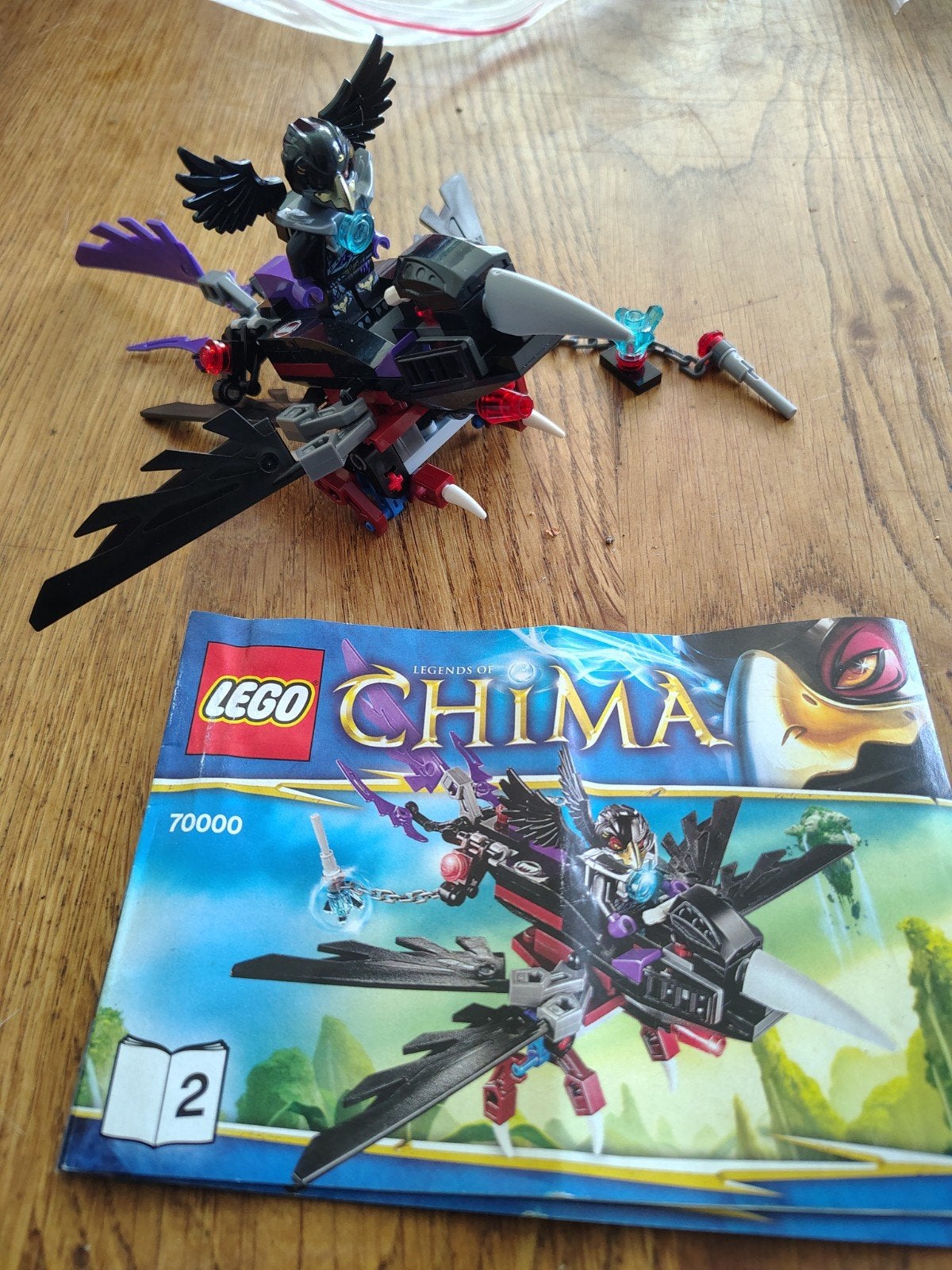 Lego Legends of Chima 70000 Razcal's Kraaienzwever, Lego, Inclusief instructies, Ophalen of Verzenden, Zo goed als nieuw
