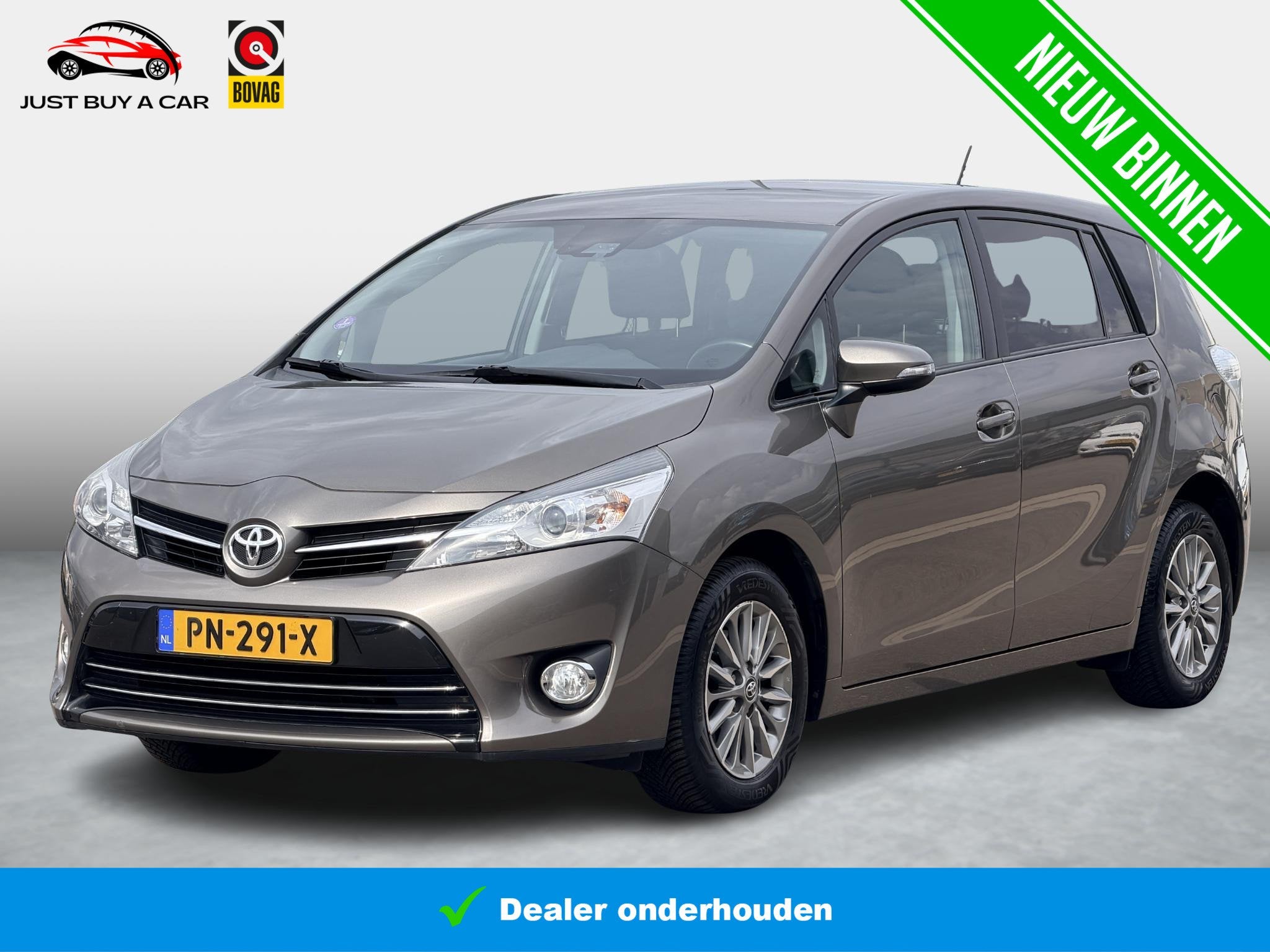 Toyota Verso 1.8 VVT-i Aspiration 7p. | 7-Persoons | Camera, Auto's, Gebruikt, 4 cilinders, Met garantie (alle), 7 stoelen