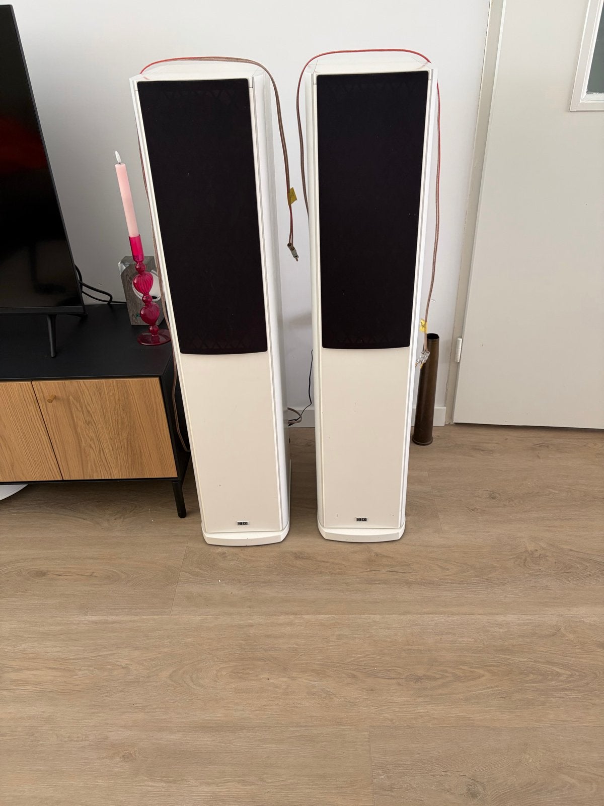 Heco Music Style 500 Vloerstaande Speakers (set van 2), Audio, Tv en Foto, Luidsprekers, Gebruikt, Front, Rear of Stereo speakers