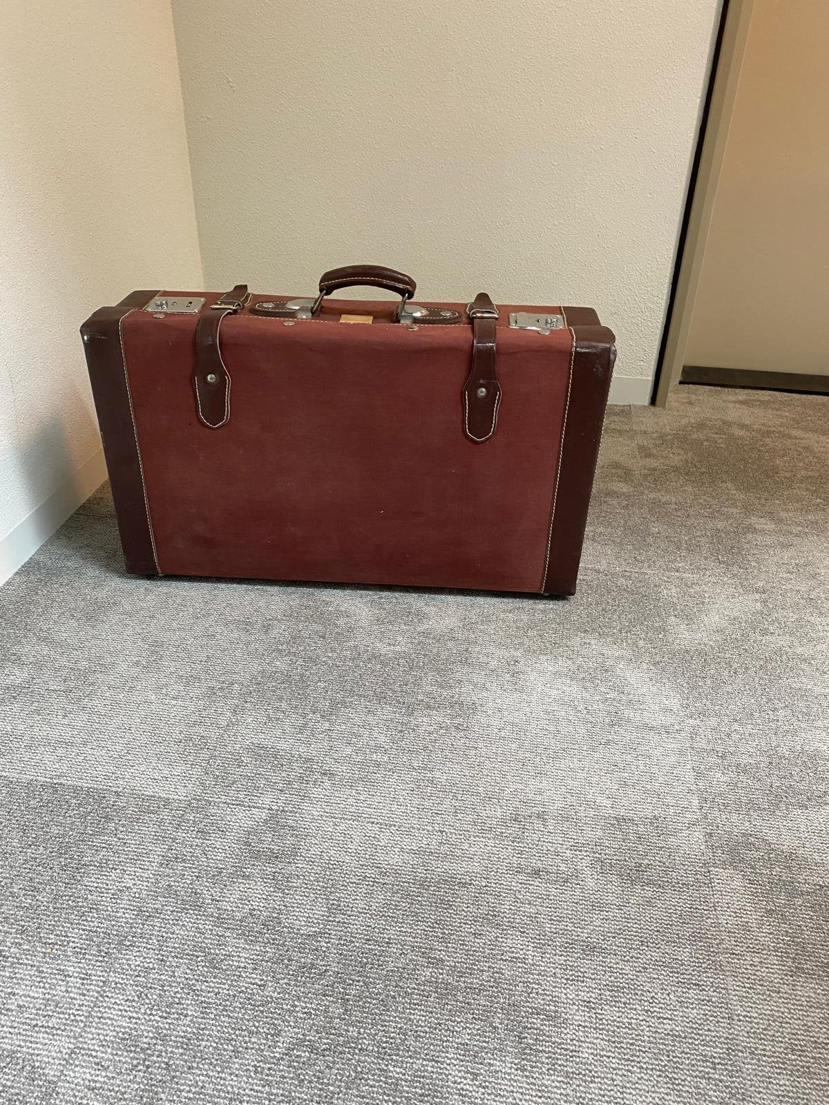 Leuke vintage koffer, Sieraden, Tassen en Uiterlijk, Koffers, Ophalen, Gebruikt, Overige materialen