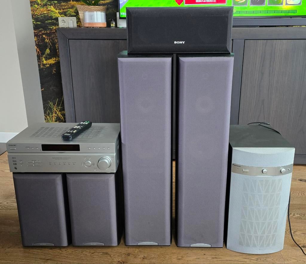 Complete 5.1 Surround Set Sony + Pioneer + Sony Amplifier, Audio, Tv en Foto, Luidsprekers, Ophalen, Gebruikt, Complete surroundset