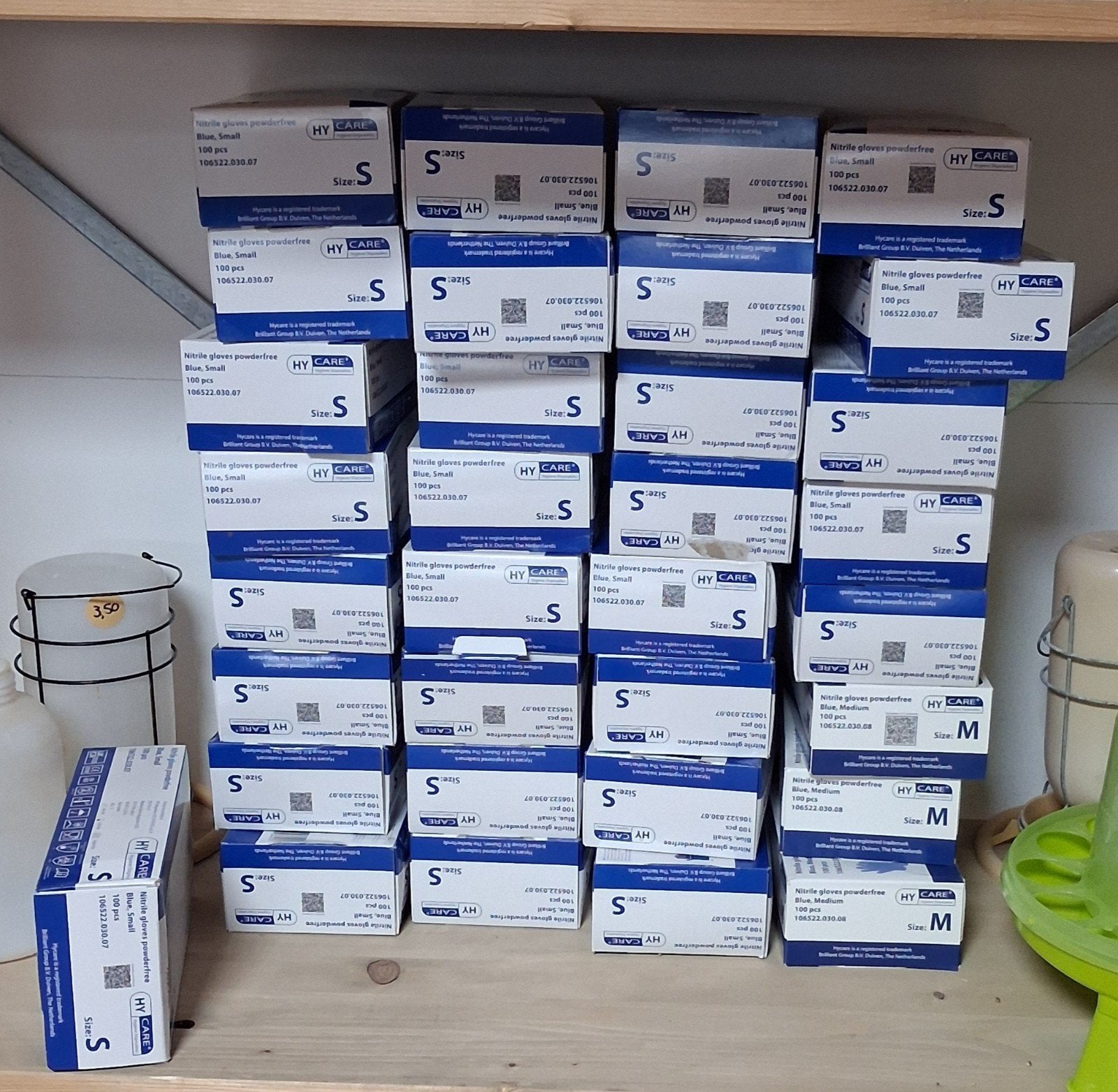 Handschoenen maat s, Ophalen